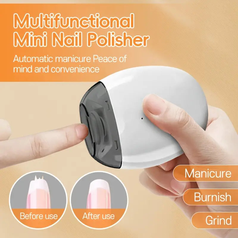 MOMMED 2-in-1 Mini Nail Drill & Polisher