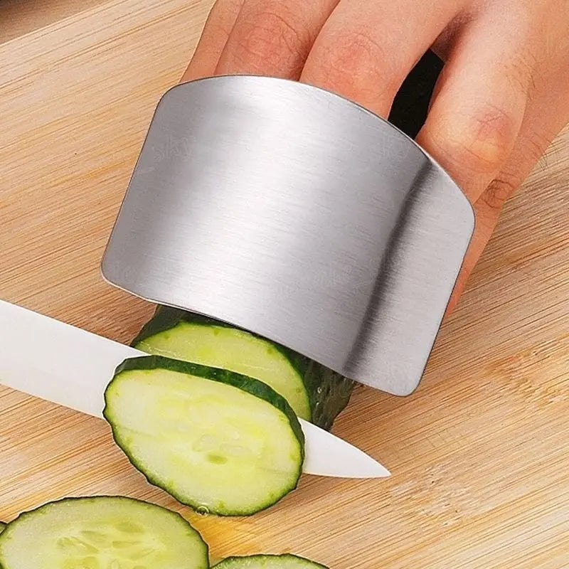 "SteelGuard Kitchen Safety Tool" – A must-have for worry-free chopping.