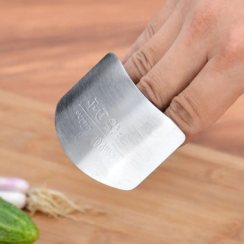 "SteelGuard Kitchen Safety Tool" – A must-have for worry-free chopping.