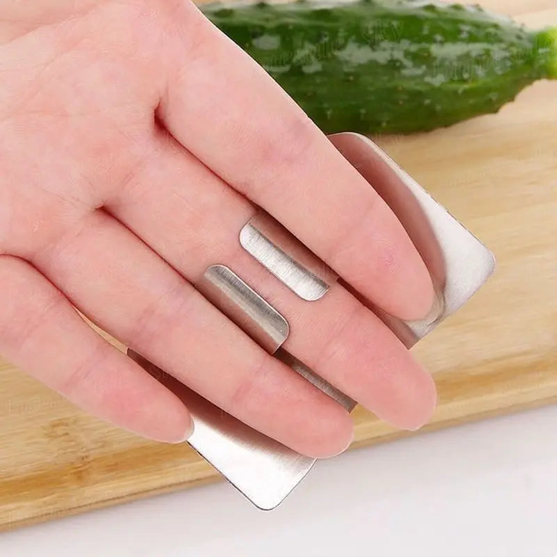 "SteelGuard Kitchen Safety Tool" – A must-have for worry-free chopping.